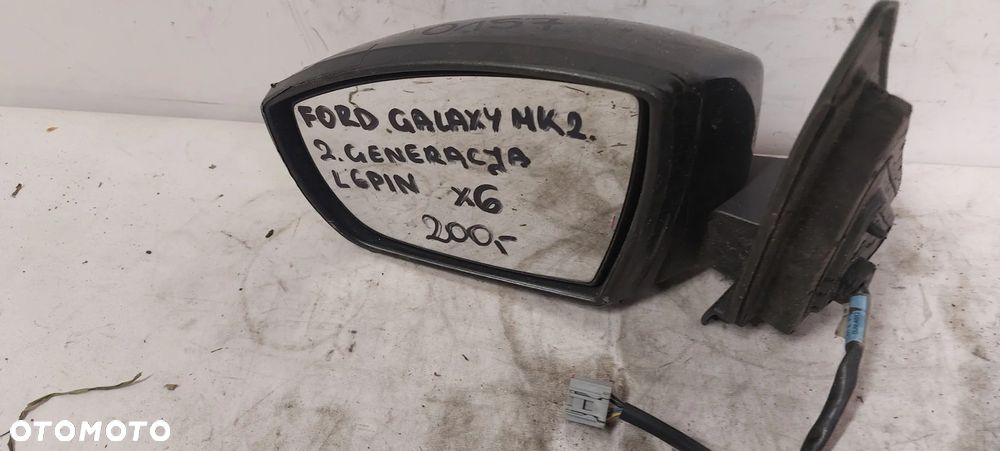 .  LUSTERKO ELEKTRYCZNE FORD GALAXY MK2 2GEN. LEWE 6PIN X6 - 1