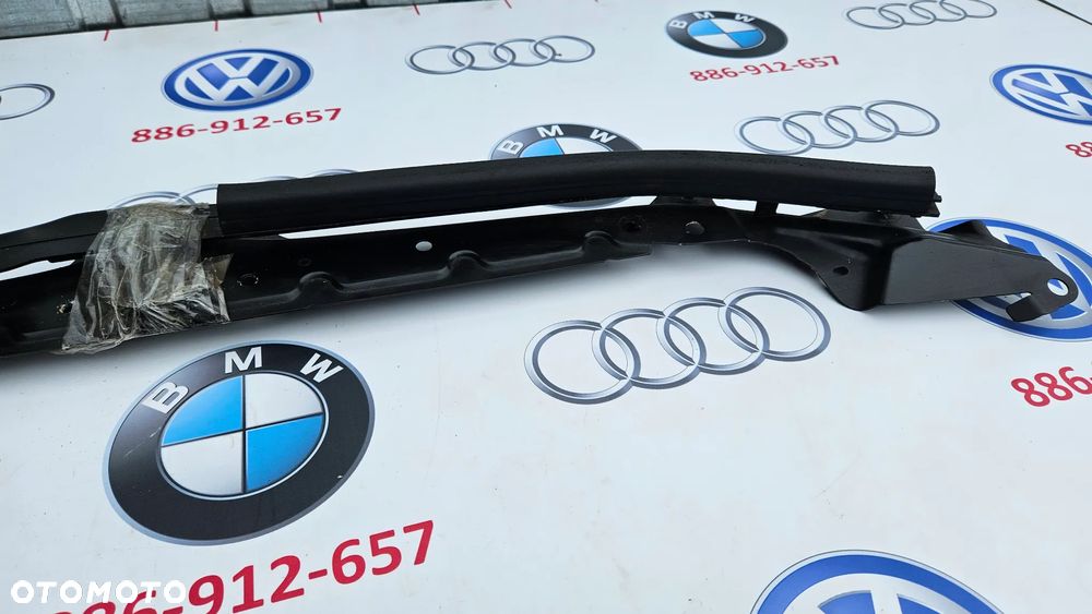 BMW 5 E60 E61 Osłona zderzaka przedniego Listwa górna zderzaka Uszczelka 7063835 Pas górny Wzmocnienie 7054360 - 9