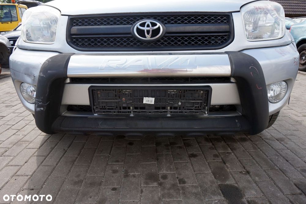 MASKA ZDERZAK BŁOTNIKI LAMPY RAV4 II LIFT 1D4  TOYOTA 2003-2005 SREBRNY PRZÓD KOMPLETNY - 9