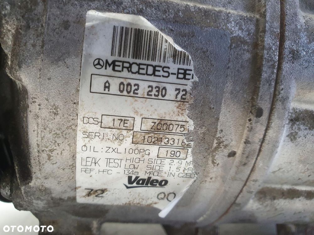 SPRĘŻARKA KLIMATYZACJI Mercedes Vito W639 2.2 CDI _ - 16