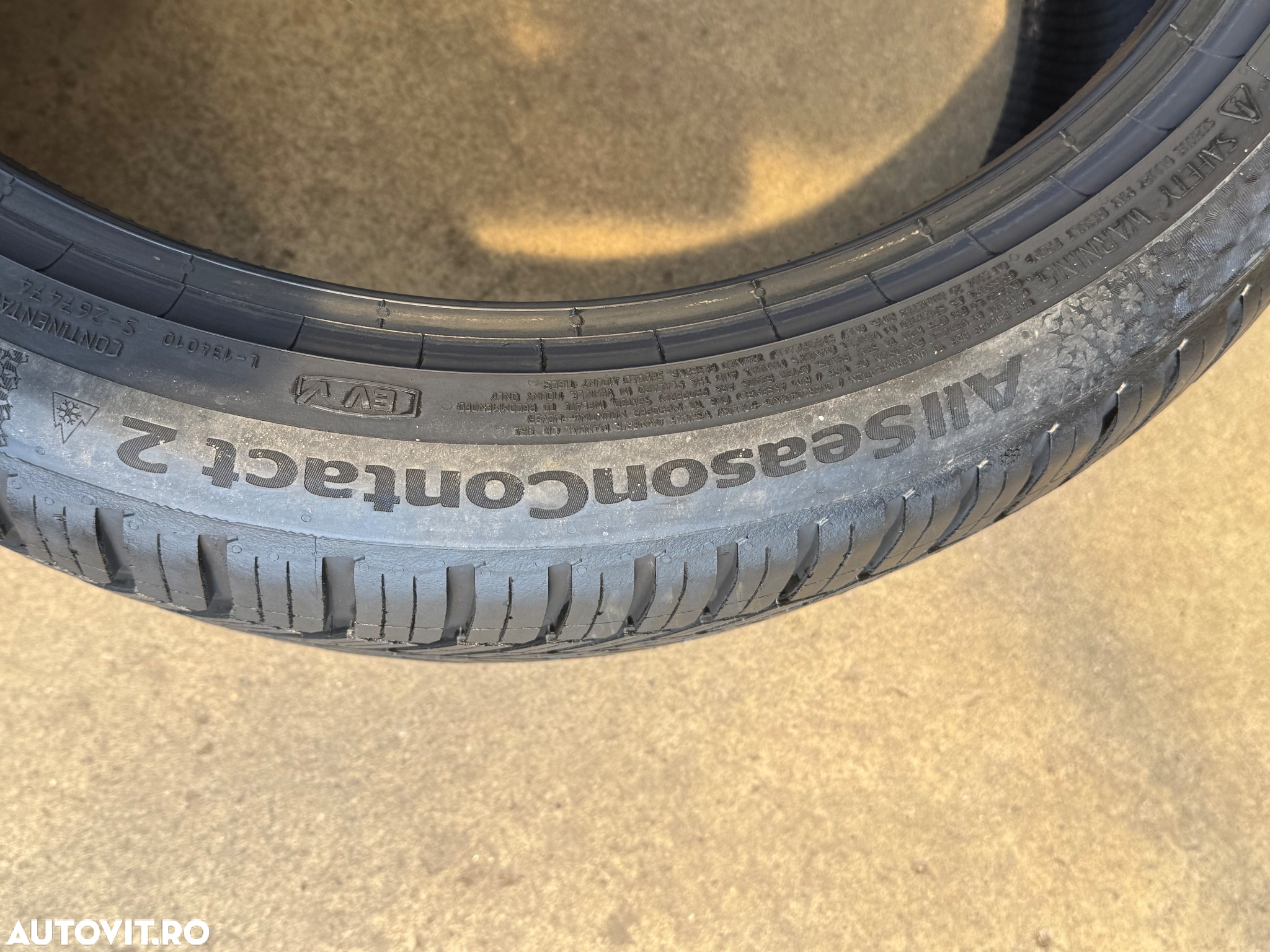 Vând 2 anvelope 245/40/20 Continental allseason ca noi - 7