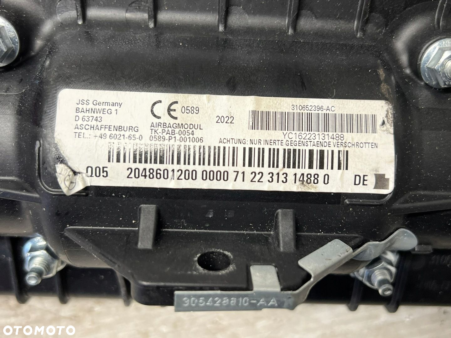 MERCEDES C KLASA 204 GLK X204 PODUSZKA PASAZERA AIRBAG A2048601200 - 6