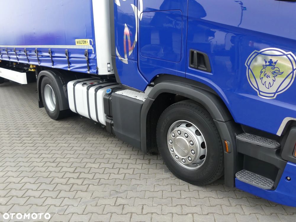 Scania R450 + WIELTON FIRANKA / ZESTAW STANDARD / AUTOMAT / - 12