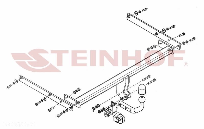 Hak Holowniczy + MODUŁ 7PIN  do Ford C-Max II od 2010 do 2019 - 2