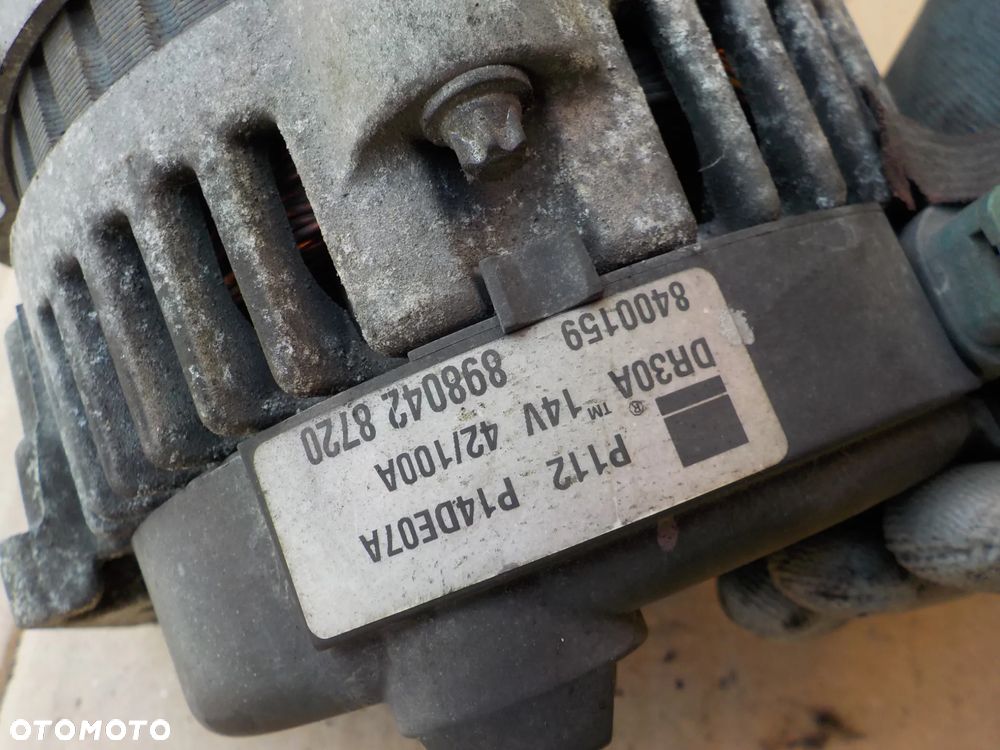 alternator opel corsa d 1,7 cdti 2008r 8980428720 - 2