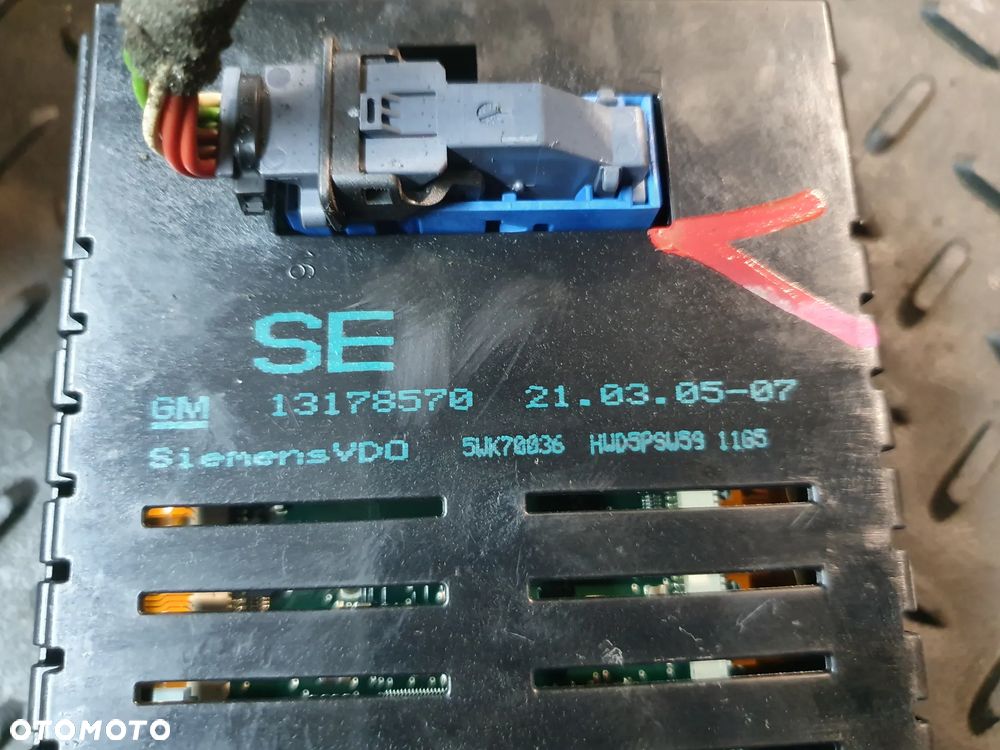 OPEL ASTRA H RADIO CD WYŚWIETLACZ KOMPLET 13190856 13178570 - 5