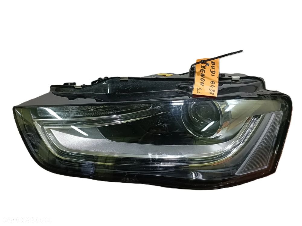 AUDI A4 B8 LIFT 12-15 r. LAMPA lewy przód przednia XENON LED nieskrętna * - 1