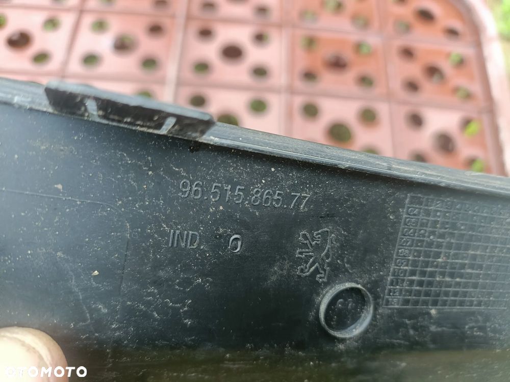 Peugeot 1007 zaślepka kapa filtra kabinowego - 4