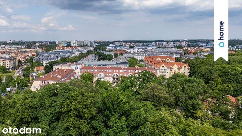 Dwupoziomowa przestrzeń z widokiem na park!
