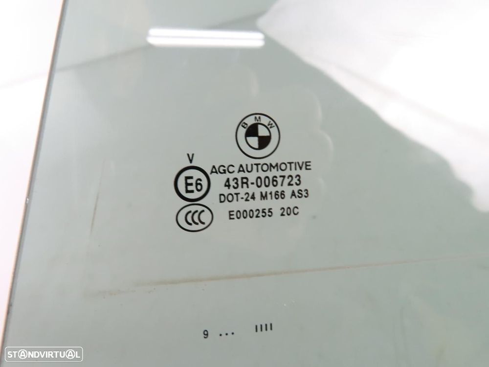 Vidro da porta Escurecido Esquerdo/Trás Usado / Original BMW X1 (E84) 5135299038... - 2