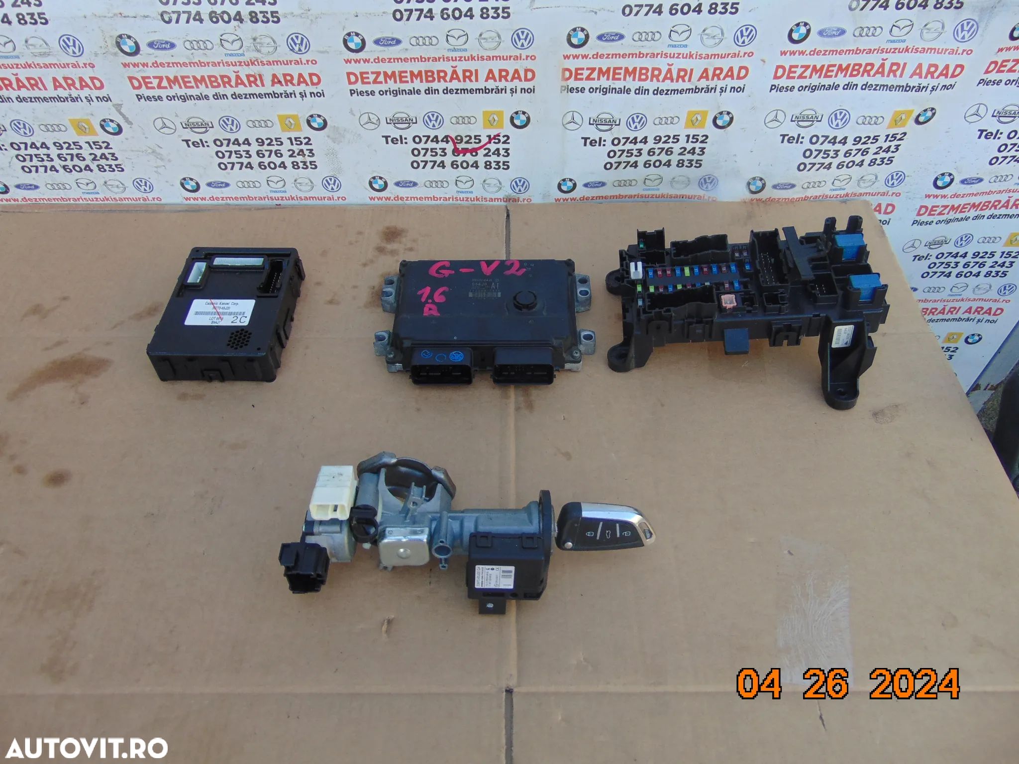 Kit pornire Suzuki vitara 1.6 benzina 2005-2012 grand vitara ecu - 1