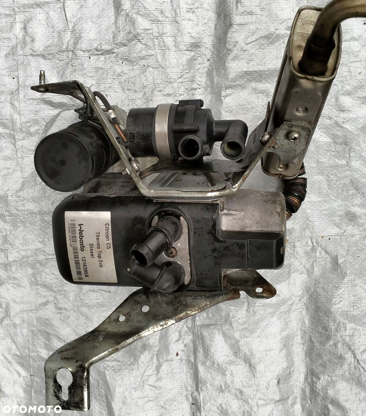 OGRZEWANIE POSTOJOWE WEBASTO THERMO TOP CITROEN C5 III X7 DIESEL 9021037B - 10