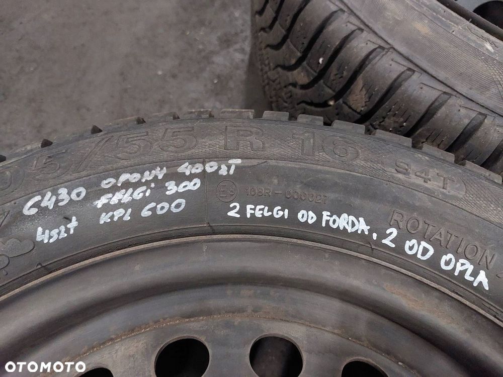 FELGI STALOWE 4 SZT  5x108 6,5Jx16 ET52,5 FI63,4 5x110 ET37 FI65,1 - 16