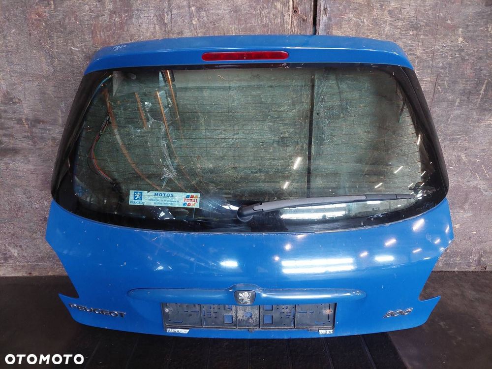 KOMPLETNY TYŁ KLAPA BAGAŻNIKA ZDERZAK TYŁ LAMPA PEUGEOT 206 I HB EGJ - 7