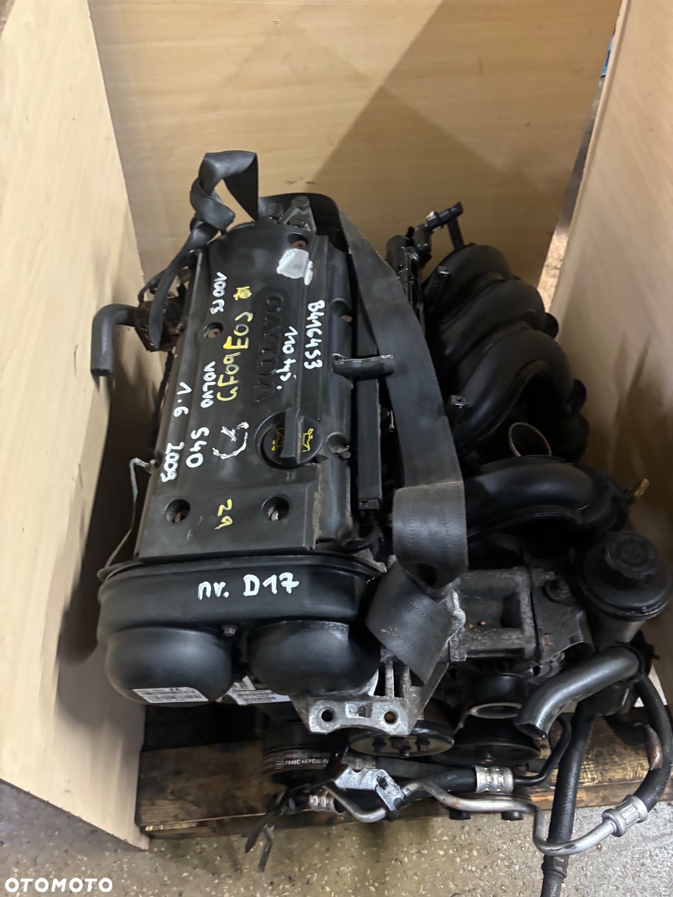 SILNIK kompletny B4164S3 1.6 16V VOLVO V50 FORD FOCUS MK2 7m5g6007xa - 2