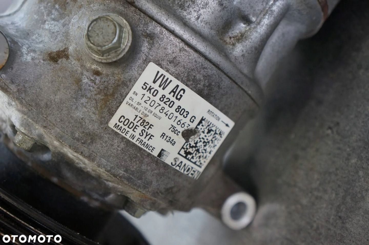 SPRĘŻARKA KLIMATYZACJI SKODA YETI 5L 5K0820803G - 3