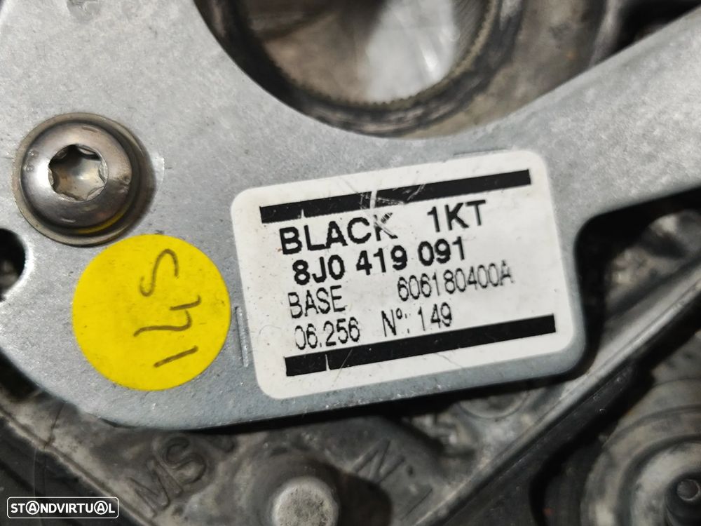 VOLANTE GUIADOR PELE FLAT BOTTOM AUDI TT 8J 8J3 8J0419091 AUDI TT 8J9 CABRIO - 8