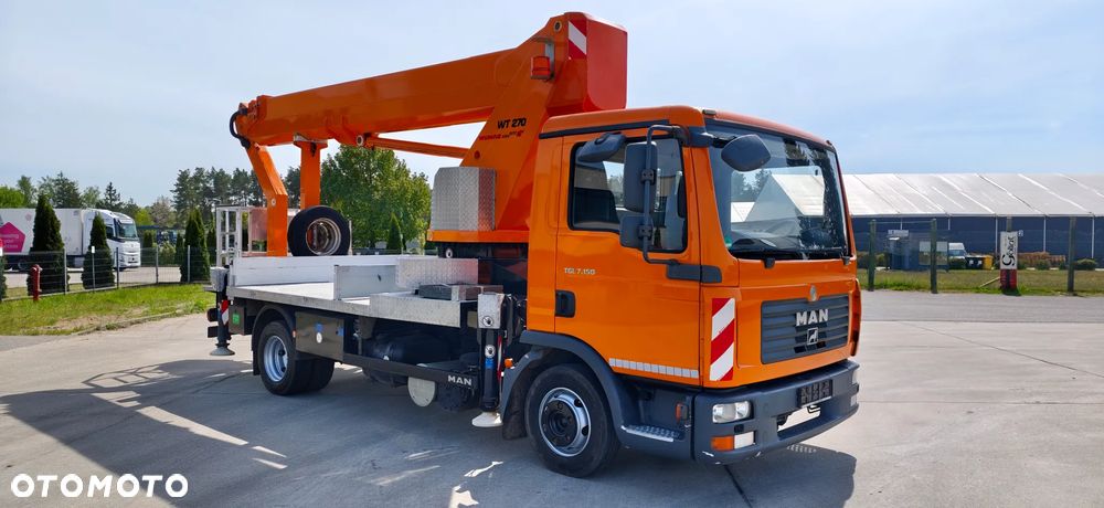 MAN Podnośnik koszowy Wumag WT270 Man TGL WT 270 2007r zwyżka ruthmann palfinger bison - 4