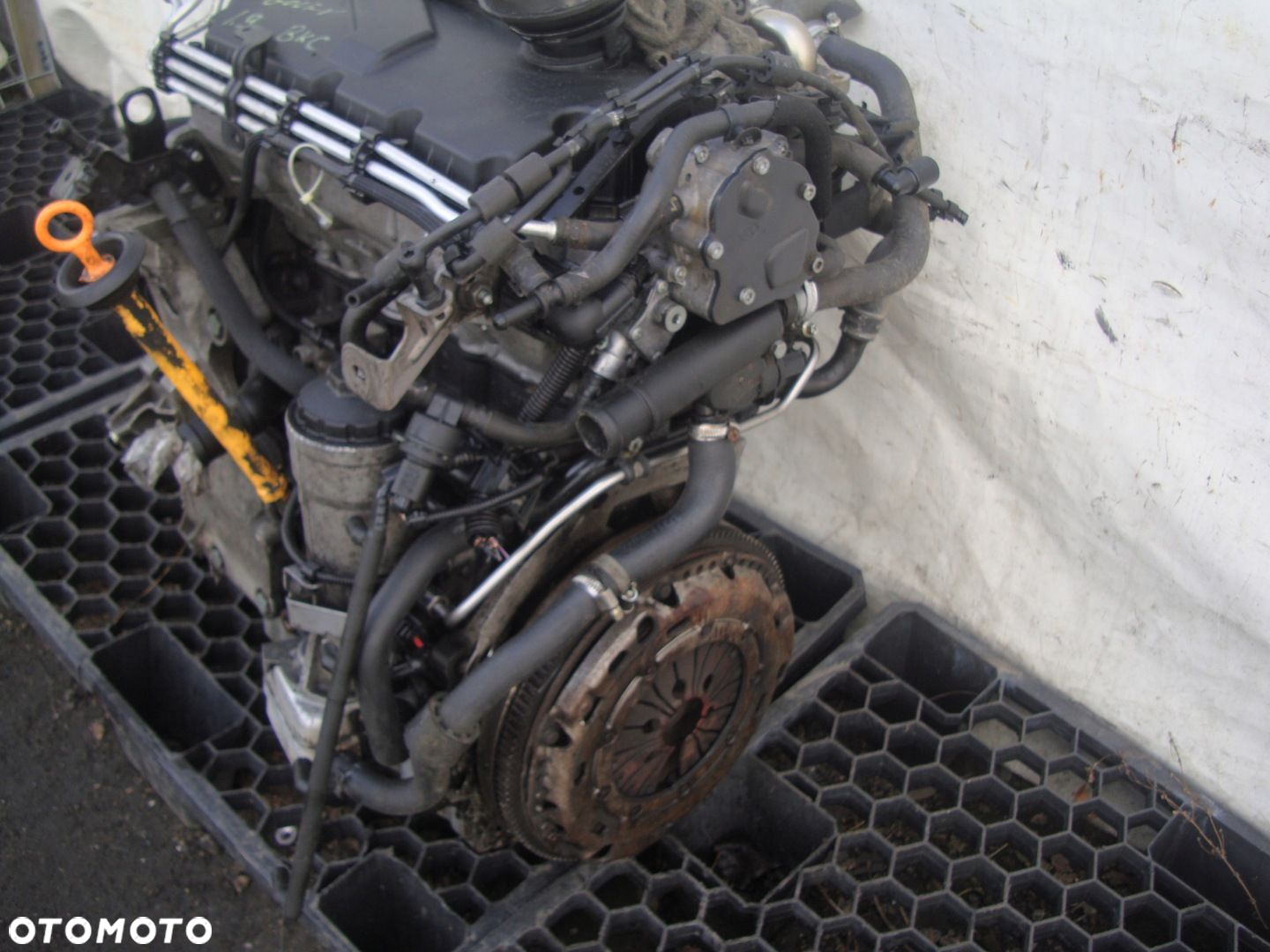 SILNIK KOMPLETNY BKC TURBINA UKŁAD PALIWOWY VW GOLF 1,9 TDI 04-09 - 4