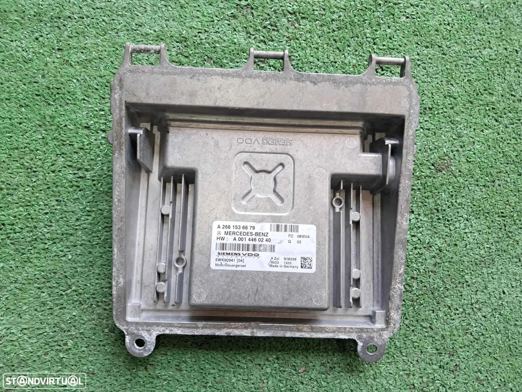 Centralina do motor unidade Mercedes W169 W245 Classe B  Classe A 1.7 1.5 gasolina Ref. A2661536679 - 2
