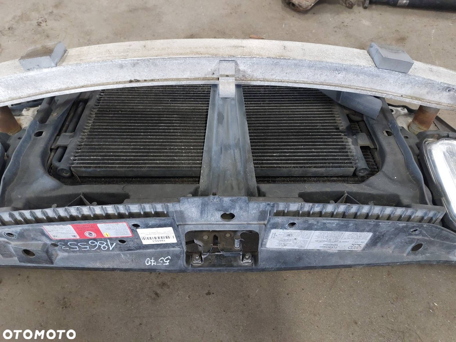 PAS PRZEDNI WZMOCNIENIE CZOŁOWE + CHŁODNICE + LAMPY AUDI A3 8L 1.8 T - 6