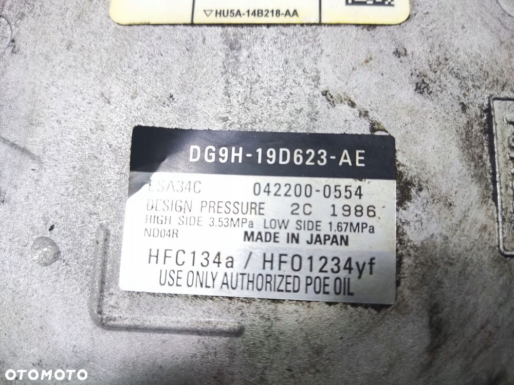 sprężarka klimatyzacji ford mondeo mk5 v 2.0 hybryda dg9h-19d623-ae 19-22 - 5
