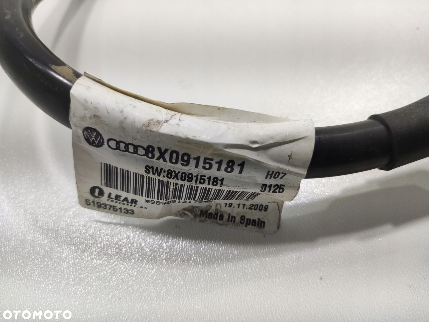 KLEMA MINUSOWA AUDI A4 B8 2007-2011 8X0915181 - 4
