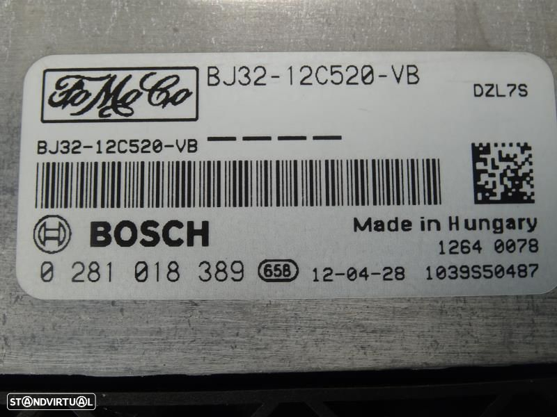 Centralina De Motor Land Rover Range Rover Evoque (L538)  Bj3212c520vb - 2