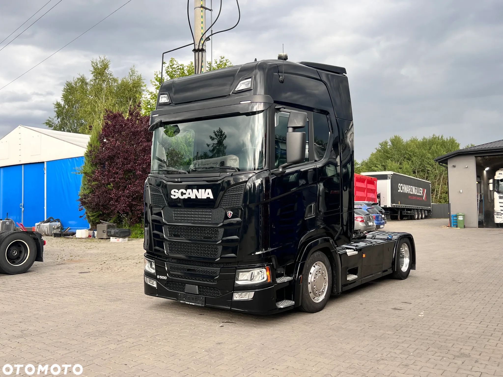 Scania S500 LOW DECK MEGA z Niemiec perfekcyjny ASO Scania full opcja 500 S - 1