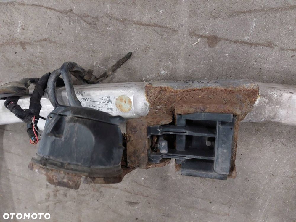 HAK HOLOWNICZY TABLICZKA WIĄZKA BRAK KULI AUDI A4 B6 8E0800491C KOMBI - 3