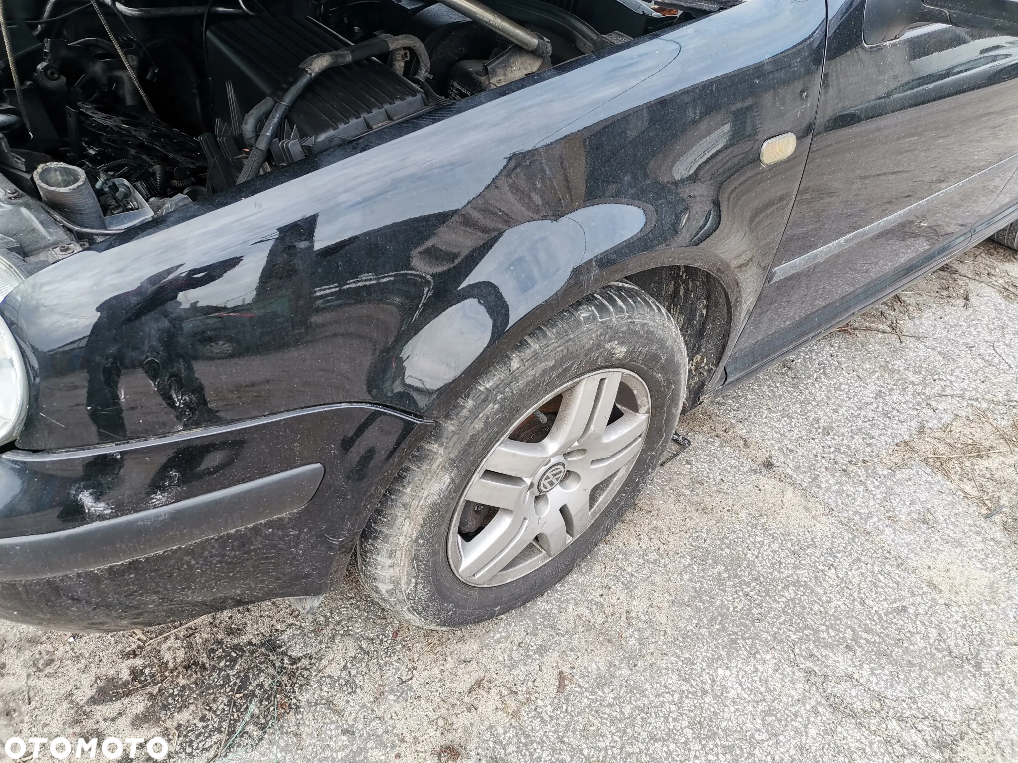VW Golf IV 1.9 TDI  kombi maska zderzak blotnik drzwi klapa lusterko roleta KOD LAK L041 - 4