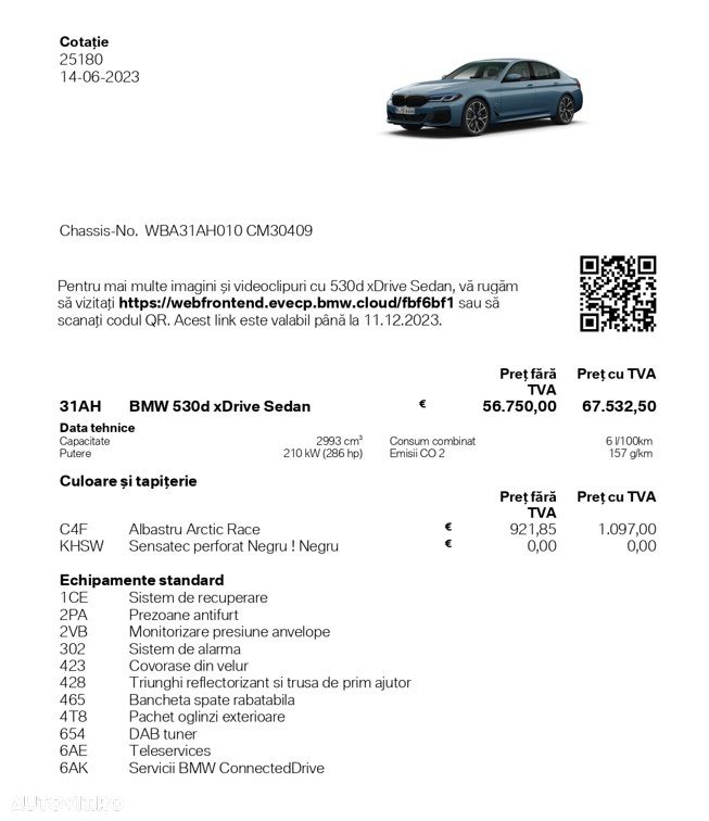 BMW Seria 5 530d xDrive AT MHEV - 9