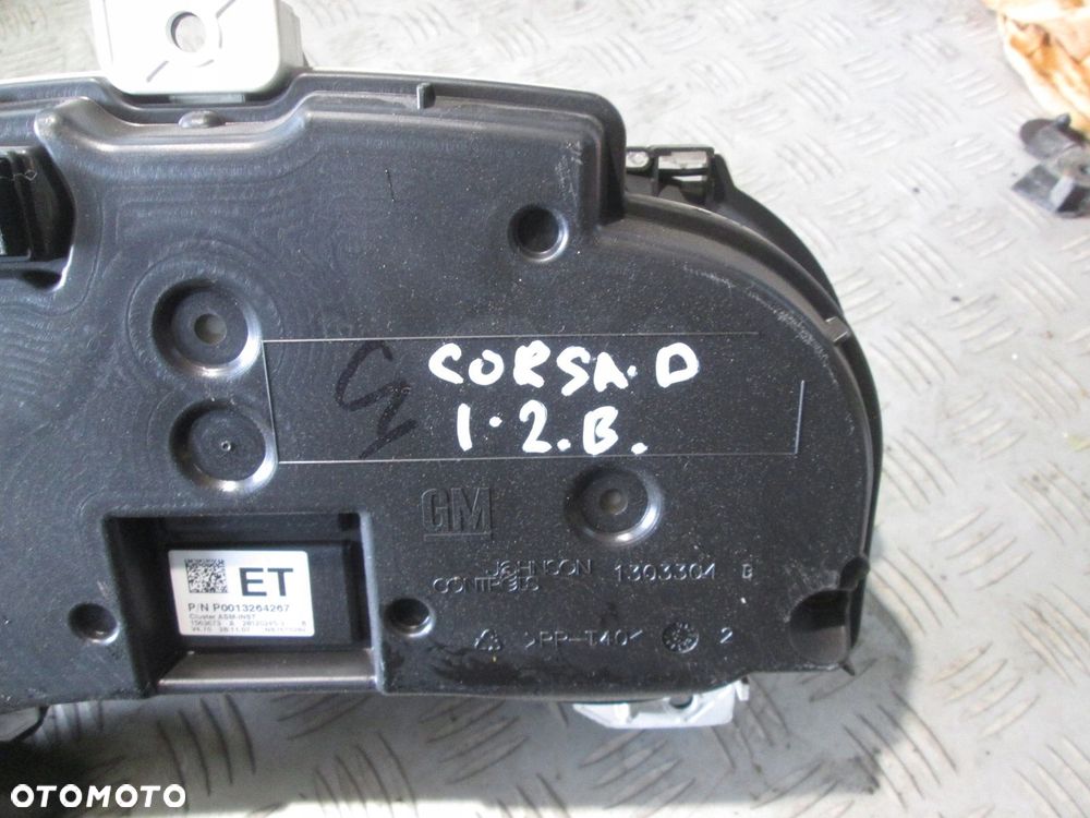 ZEGARY LICZNIK OPEL CORSA D 1.2 B 0013264267 - 3