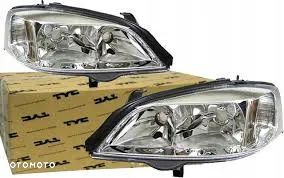 Reflektor Przedni OPEL ASTRA II G 1998-2009 Srebrny Nowy