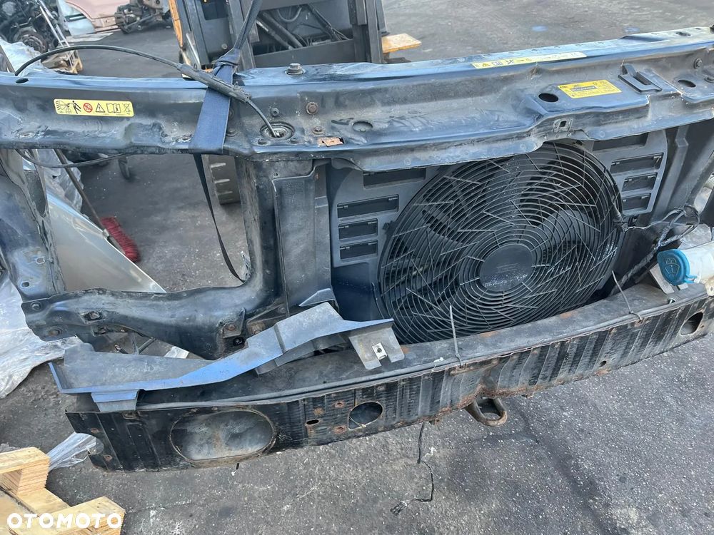 Pas przedni okular wzmocnienie belka chłodnice komplet wentylator klima Range Rover 3 III LM L322 Vogue 3.0 D - 2