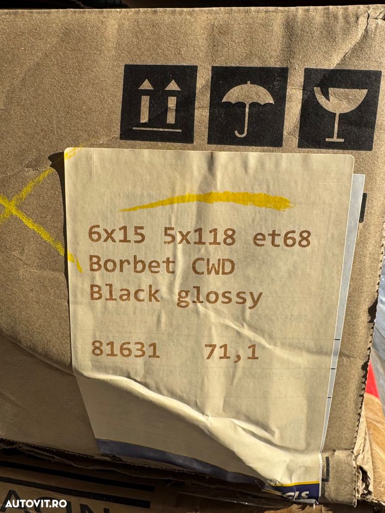 Vând jante aliaj pe 15” pentru Fiat ducato,Peugeot boxer 5x118 - 7