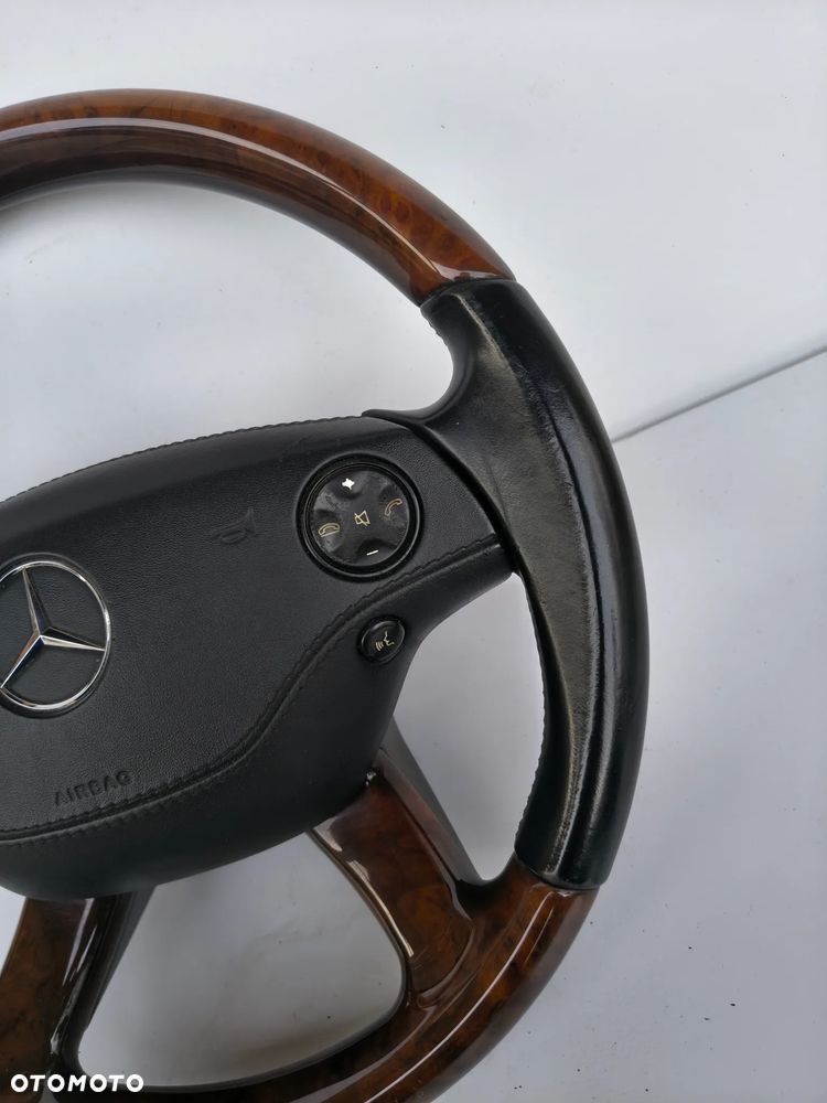 W216 CL 216 Z klasa w221 Kierownica z drewnem - 6