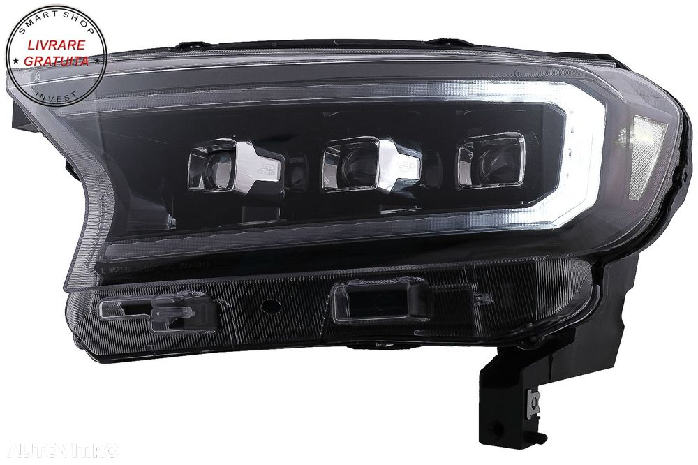 Faruri LED Light Bar Dynamic Start-up Display Ford Ranger Raptor (2015-2020) LHD N- livrare gratuita - 5