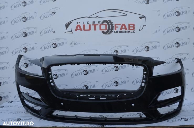Bara fata Jaguar F-Pace an 2017-2020 cu gauri pentru Parktronic - 1