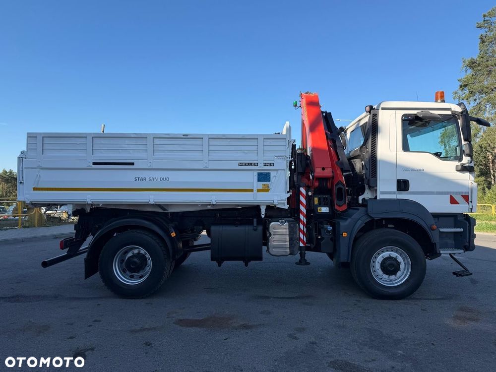 MAN TGM 18.340 4x4 PALFINGER PK 13001 HDS Żuraw Wywrotka - 10