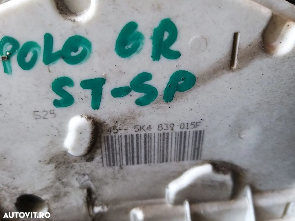 Broasca usa stanga spate vw polo 6r 5k4839015f - 3