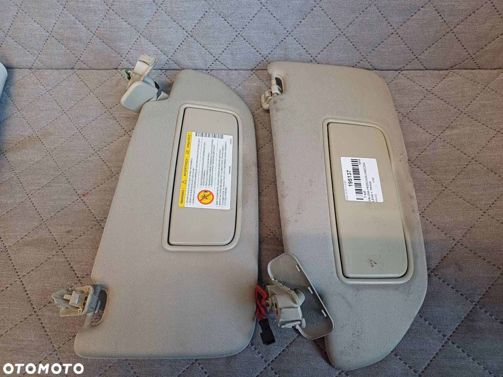 OSŁONA PRZECIWSŁONECZNA LEWA + PRAWA VOLVO XC90 I - 7