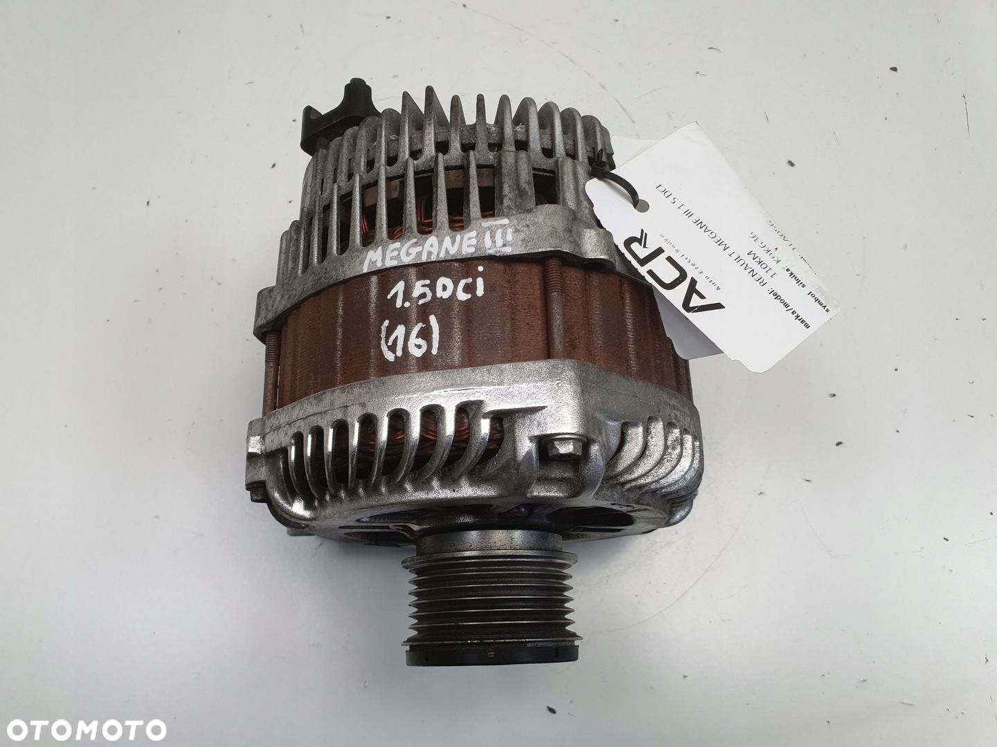 Renault Megane III Scenic III 1.5 DCI ALTERNATOR 8200960533 210A - 7
