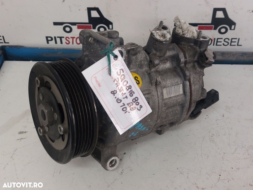 Compresor clima VW Passat B8 Golf 7 Octavia 3 5Q0816803 2012 2013 2014 2015 2016 2017 2018 2019 - 1