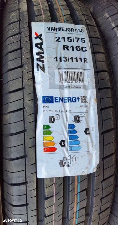 ANVELOPE DE VARA 215/75R16C 113/111R ZMAX VANMEJOR C30