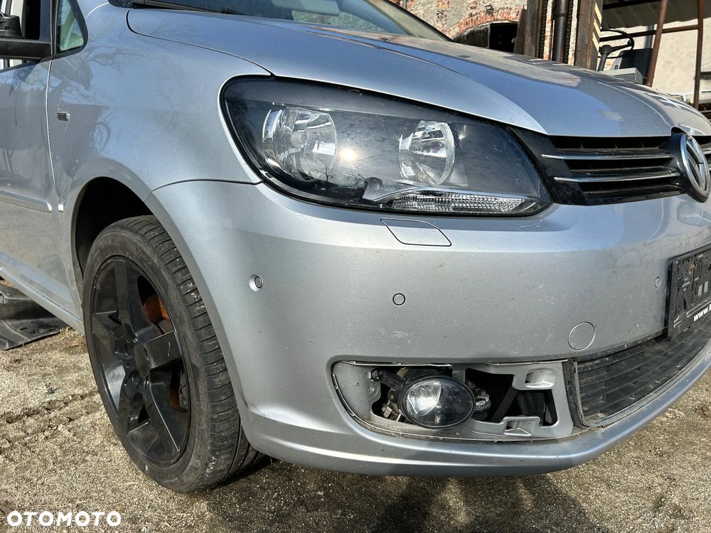 VW TOURAN II 10-15r ZDERZAK MASKA PAS PRZÓD BŁOTNIK 6xPDC LAMPA LA7W TDI - 5