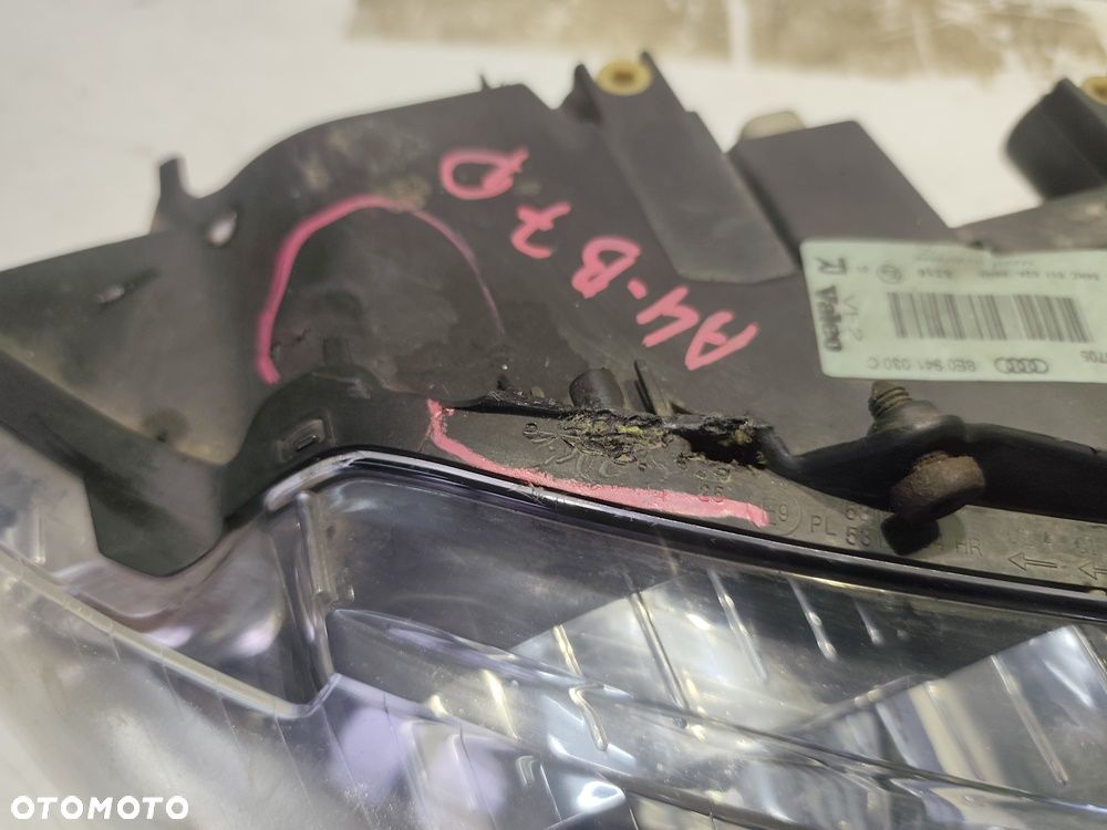 AUDI A4 B6 02r LAMPA PRAWY PRZÓD PRZEDNIA 8E0941030C - 3