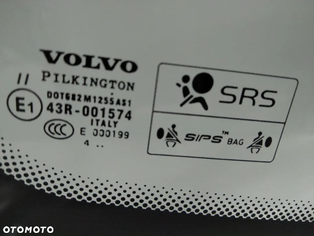 SZYBA VOLVO V70/XC70 2000-2007 S60 2000-2009 ORYGINAŁ - 2