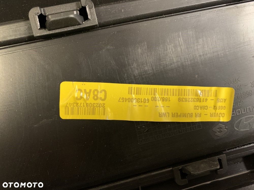 NOWY ORYGINALNY ZDERZAK TYLNY LISTWA TYŁ HYUNDAI I20 II 2 LIFT 4xPDC  18-20 86611-C8AA0 - 10