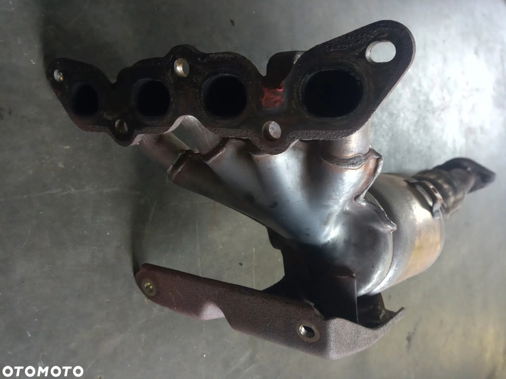 Volvo V50 S40 Ford Focus MK2 C-Max 1.6 16V kolektor wydechowy katalizator 4M51-5F297-TA - 5
